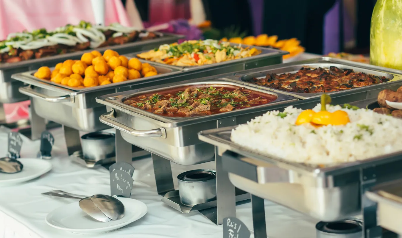 Hot dishes, ready to warm and serve