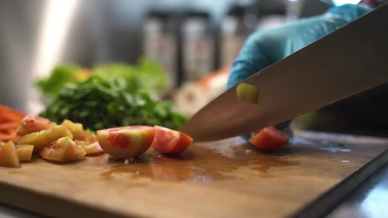 Chef preparing a week of meals on a home kitchen counter